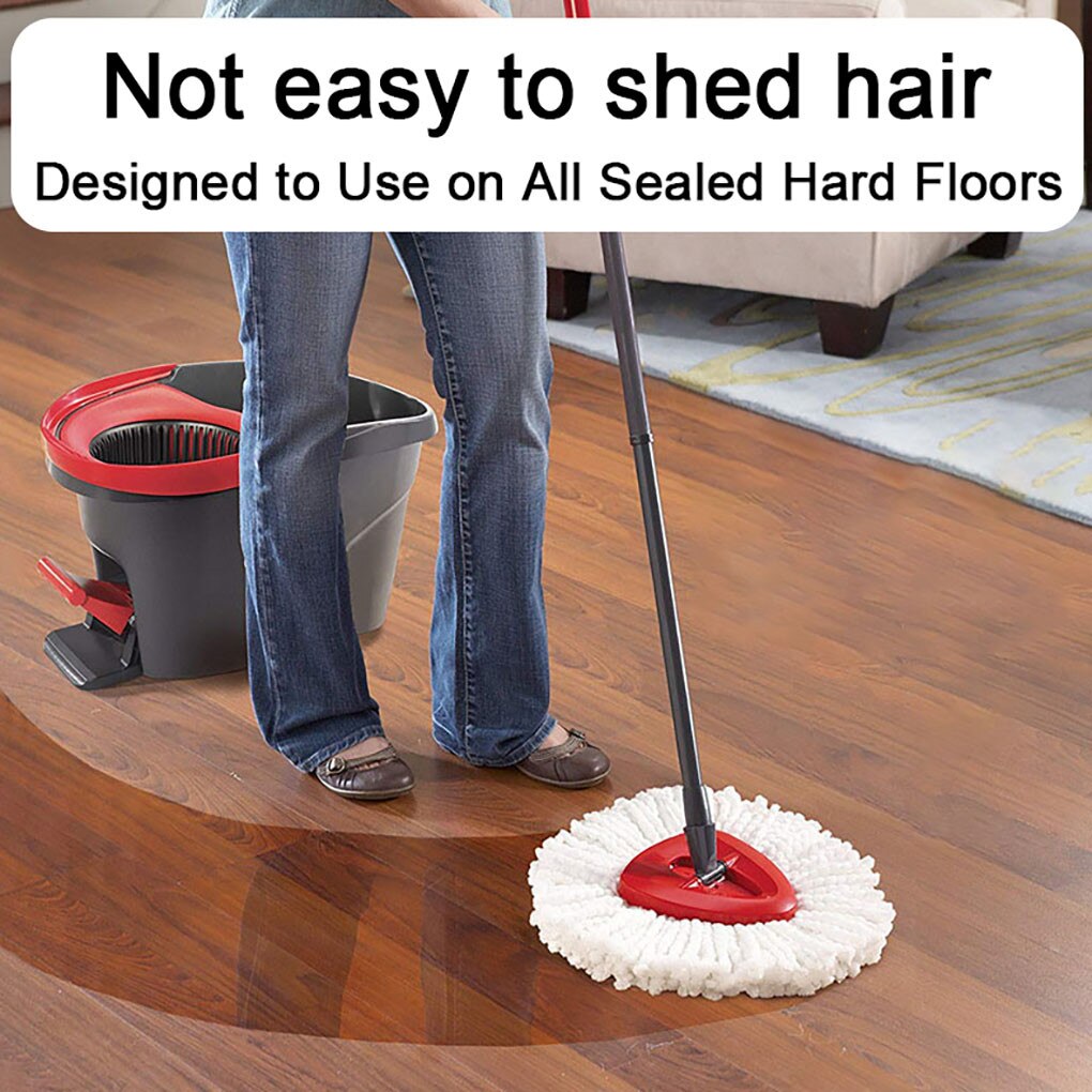 3pcs Replacement Microfibre Spin Mop Clean Refill Head for Vileda O-Cedar EasyWring Household Cleaning Tools Mop Accessories