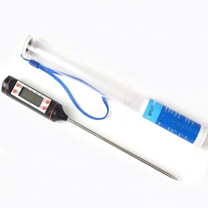 Termómetro Digital para hacer velas, herramienta de medición de cera de parafina de soja líquida, con sonda de 15cm de largo, 1 pieza