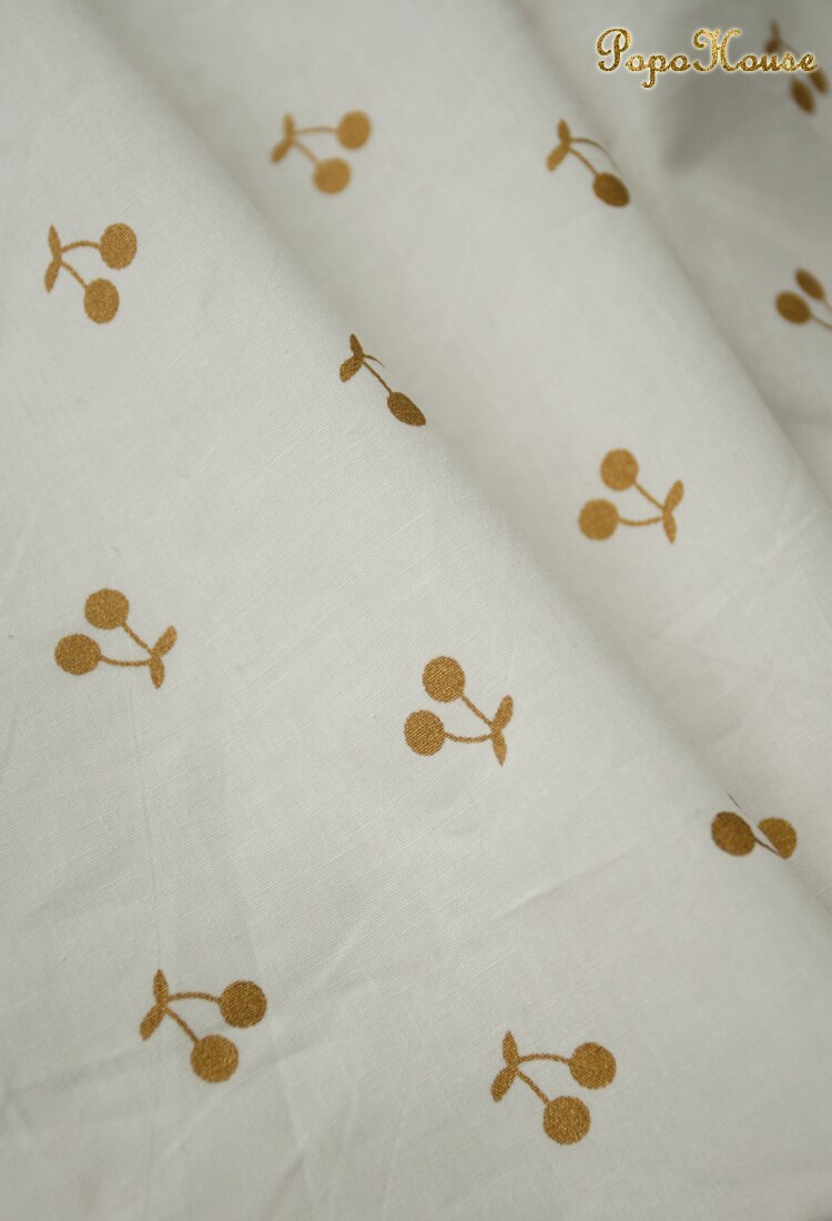 Tissu en coton Mini étoile dorée 50cm x 140cm/pièce, vêtements pour robe chemise, tissu pour rideau de marionnette, matériel fait à la main: 5
