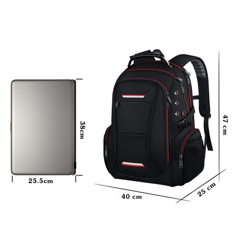 40L Large Capacity Backpack Men Multi Layer Pocket Backpack Business Bag Anti-theft Laptop Back Pack Travel Bagpack mochila