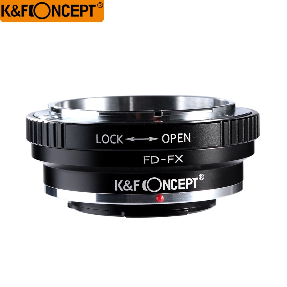 K & F CONCEPT FD-FX monture d'objectif de caméra anneau adaptateur pour objectif Canon FD pour monture Fujifilm FX X-Pro1 X-E1 X-A1 corps de l'appareil photo X-M1