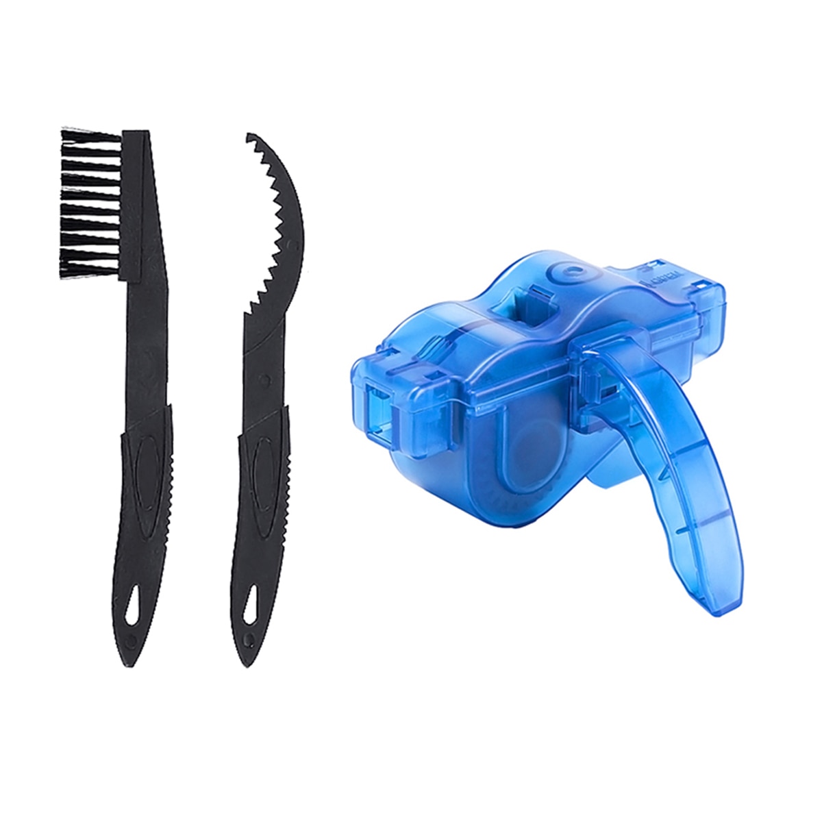 Portable Bicycle Chain Cleaner 3D Chain Brush Wash Tool Set Scrubber Wash Tool Mountain Cycling Cleaning Tool