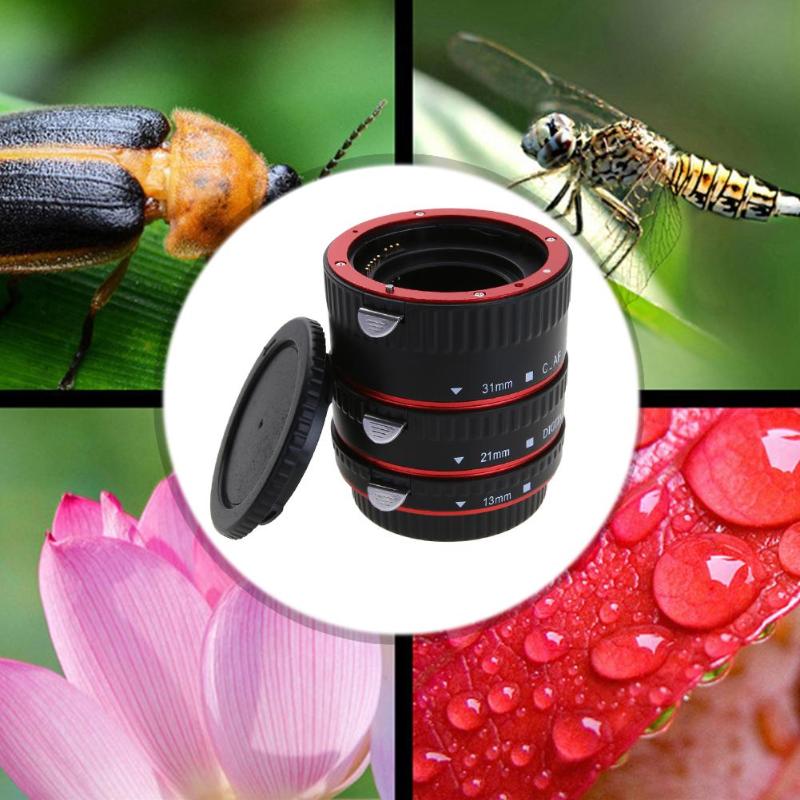 Camera Lens Adapter Auto Focus AF Macro Extension Tube/Ring Mount For CANON EF-S Lens For Canon EOS EF EF-S 60D 7D 5D II 550D