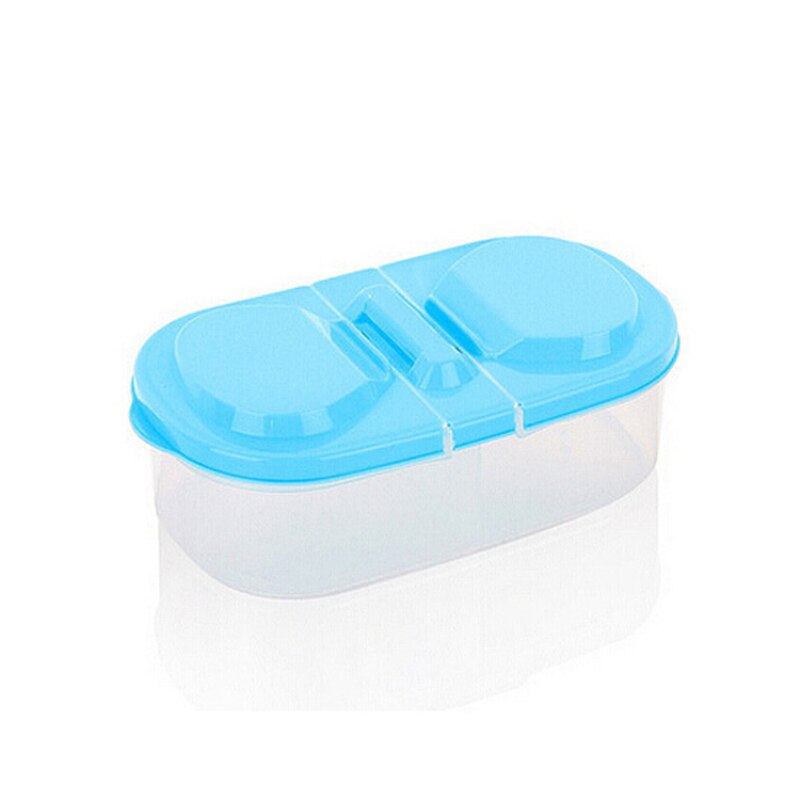 PP Plastic Food Storage Container Kitchen Refrigerator Multigrain Beans Storage Tank Noodle Box Transparent Sealed Can Household: Blue