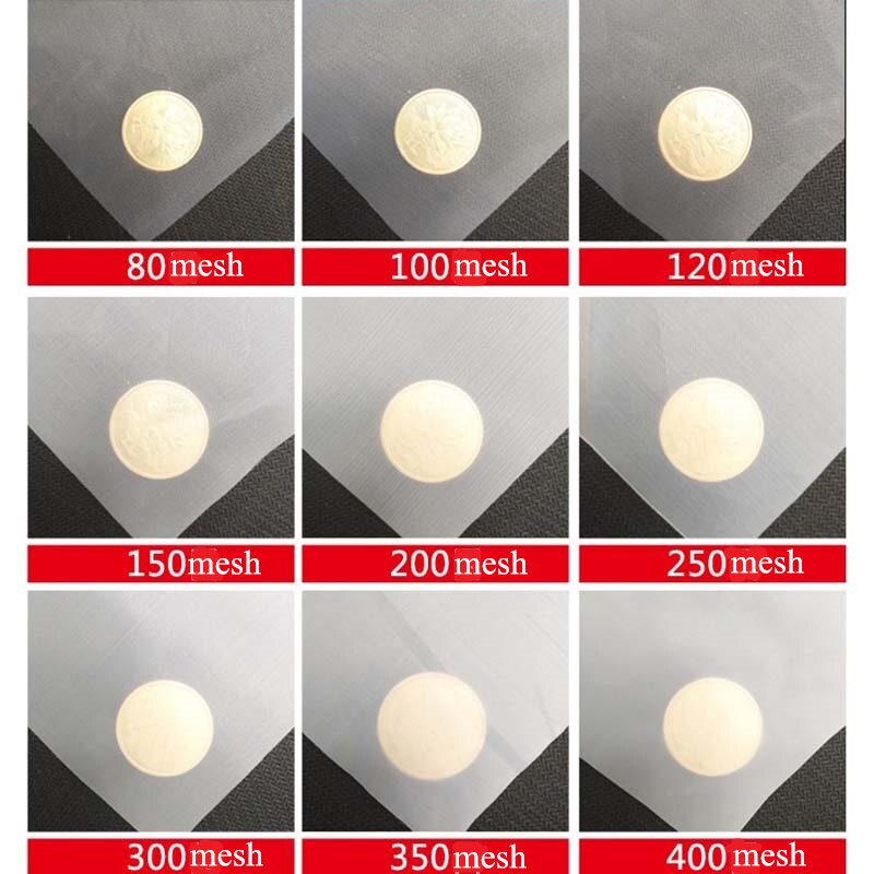 Nylon net filter 80/100 /120/150/160/200/250/260/300/350/400/450/500mesh 180-25 micron nylon wine water filter paint ink purify