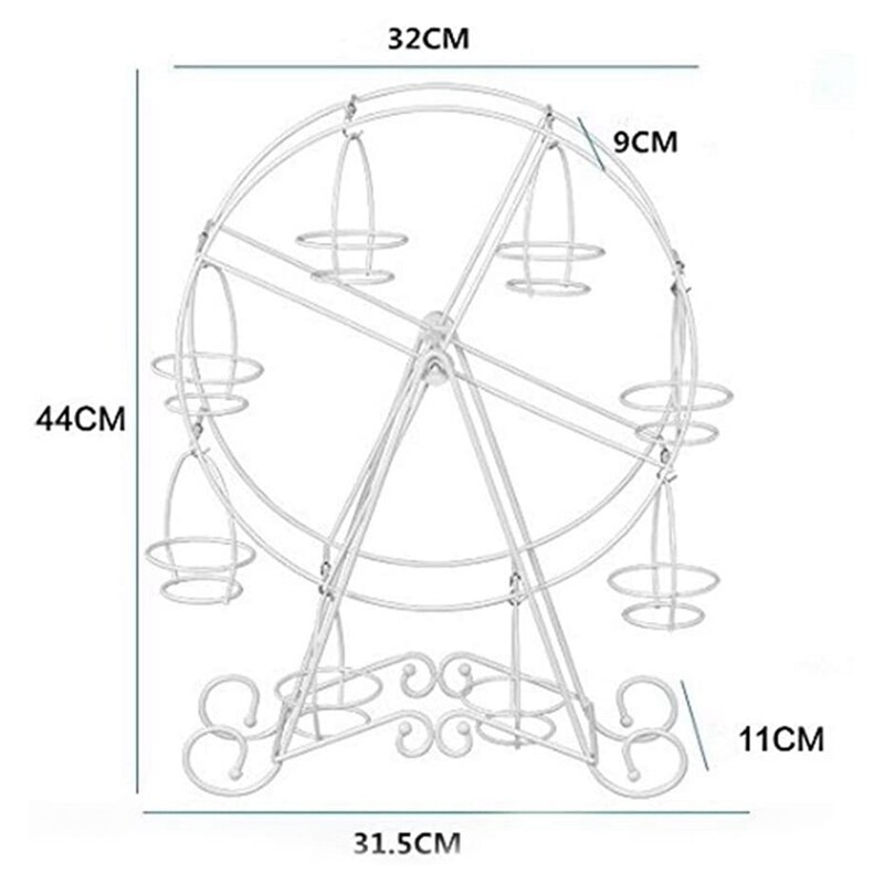 Cupcake Display Stand Houder Gebak Ferris Wielen Dessert Dienblad Voor Wedding Party Meubels Accessoires