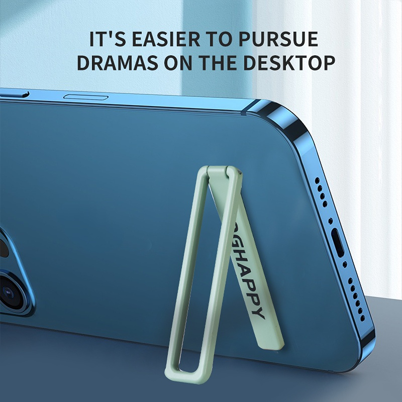 Ultra Thin Foldable Mobile Phone Holder Bracket Magnetic Metal Alloy Desktop Cell Phone Stands Universal Phone Support Kickstand