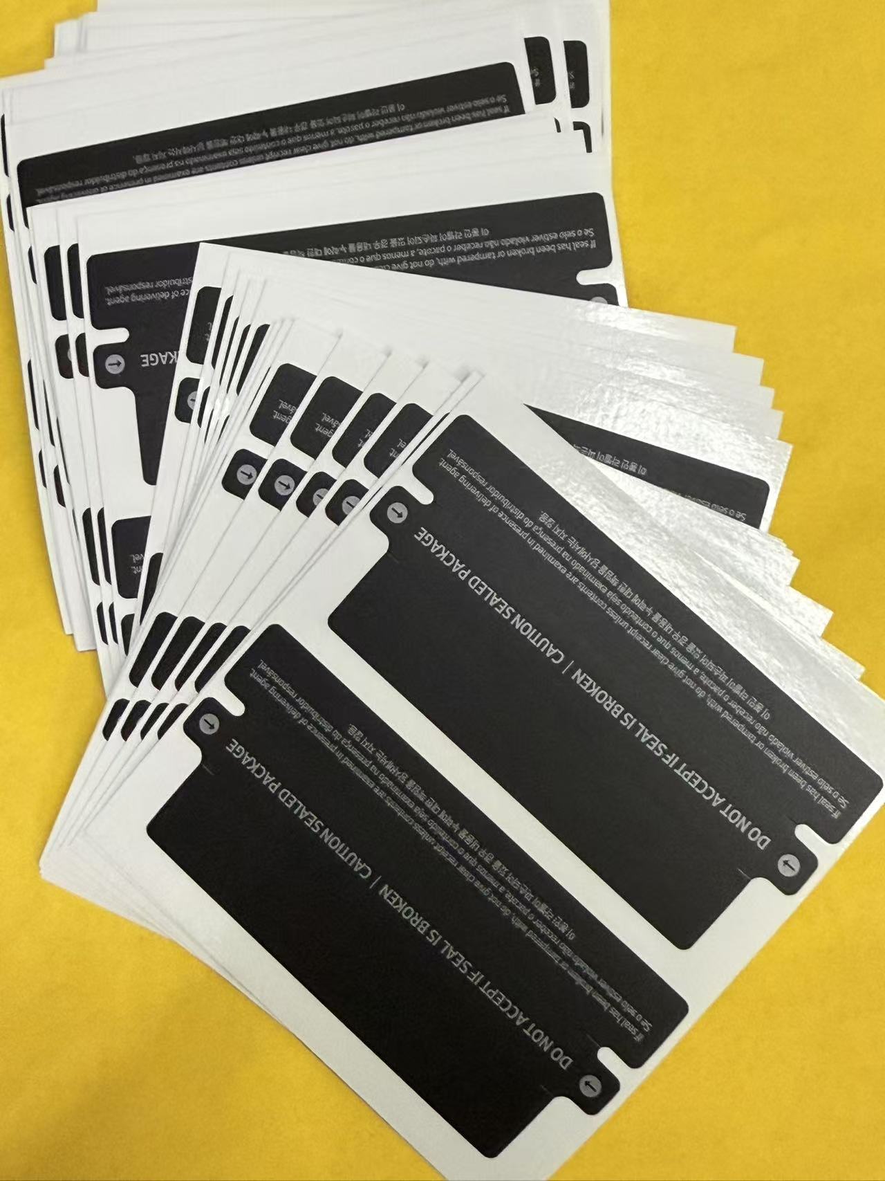 100PCS Wrap Plastic Seal Factory Film For Galaxy S24 Ultra S24 Plus Box Packaging Protective Label Sealing Sticker Film