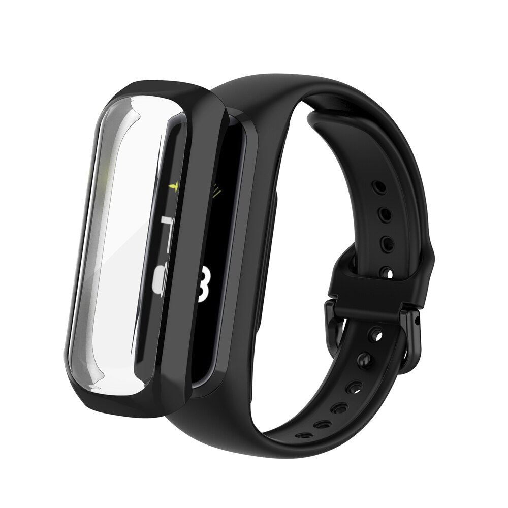 Funda completa para Samsung Galaxy Fit 2 SM-R220, carcasa protectora a prueba de golpes para Galaxy Fit2: Black