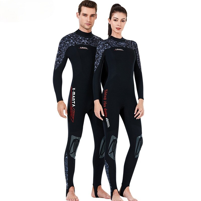 Dive&amp;sail Full Wetsuits 1.5mm Neoprene Wetsuit Back Zip Long Sleeve Diving Surfing Snorkeling-One Piece Wet Suit for Men Women