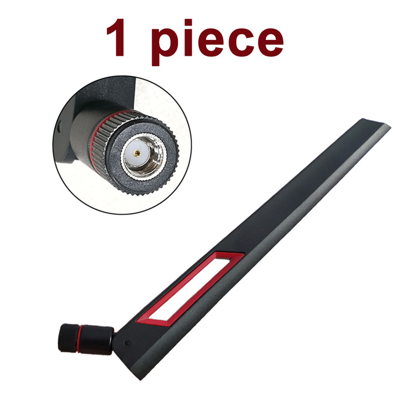 10dBi 2,4G 5,8G Dual Band Router Antenne Für ASUS AC88U AC87U RP SMA Männlichen Universal- Antennen Verstärker WLAN wiFi Antenne: 1Stck RP-SMA männlich