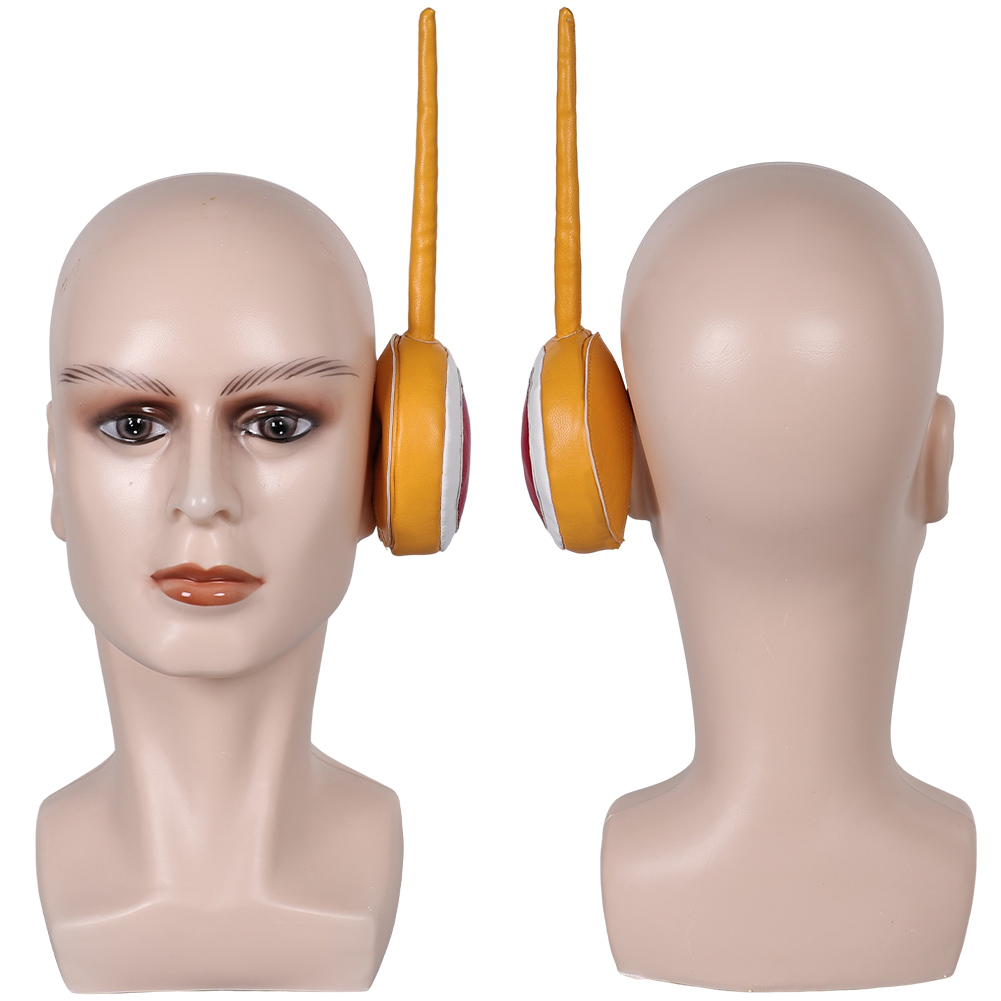 Nami Luffy Egghead Cosplay Ohren schützer Kopfhörer Requisite für erwachsene Männer Frauen verkleiden Kopf bedeckungen Requisiten Halloween Kostüm Zubehör: Beige