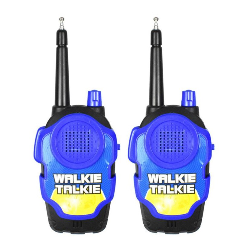 Elektronische Speelgoed 2 Stuks Draadloze Walkie Talkie Kids Grappig Speelgoed Draagbare Twee-weg Radio Baby & s: Blue
