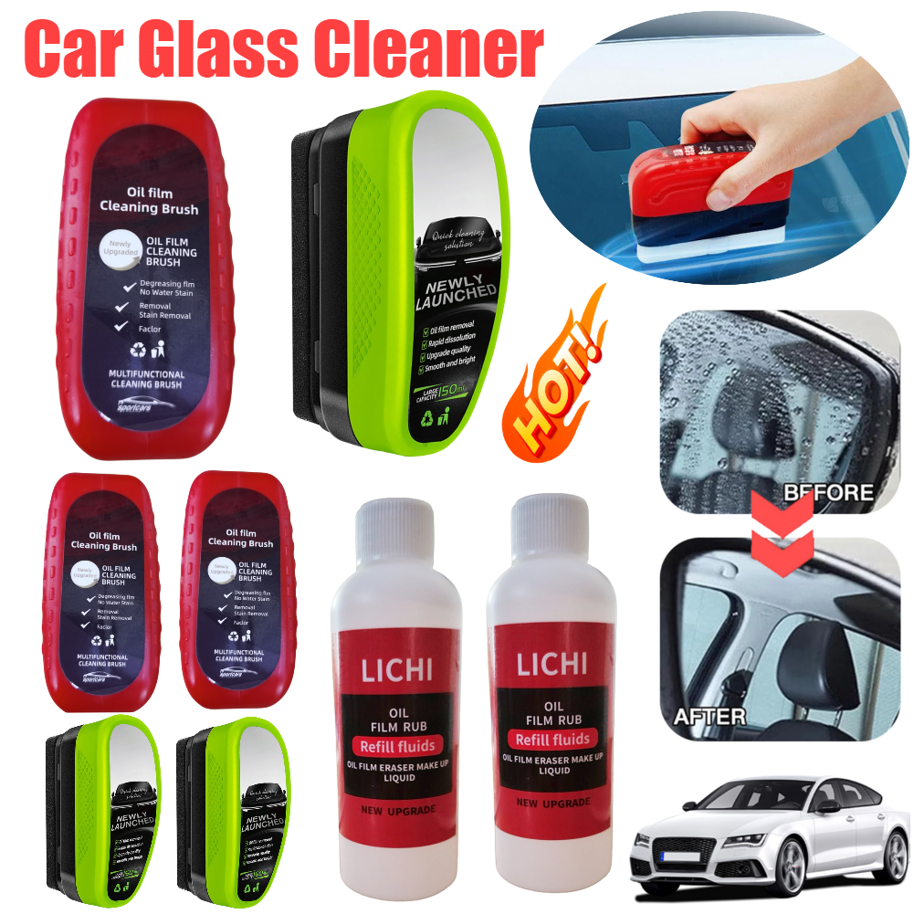 Removedor de filme de óleo de vidro do carro limpador de pára-brisa automático revestimento de vidro hidrofóbico janela filme de óleo escova de limpeza ferramenta de detalhamento automático