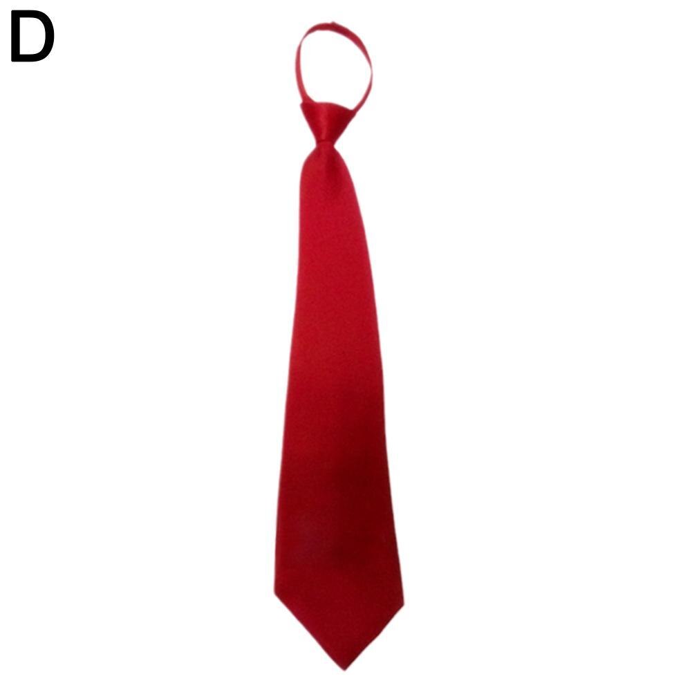 Sort klips på mænd slips sikkerhedsslips til mænd kvinder unisex slips tøj slips begravelse dørmand steward sort slips mat sort  g2 e 5: Rødvin