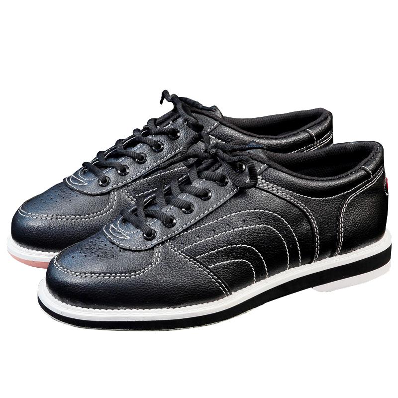 Bowling Levert Sneakers Mannen En Vrouwen Bowling Schoenen Ademend Mannelijke Sportschoenen Bowling Schoenen Voor Mannen 38-47 Size: Black / 8