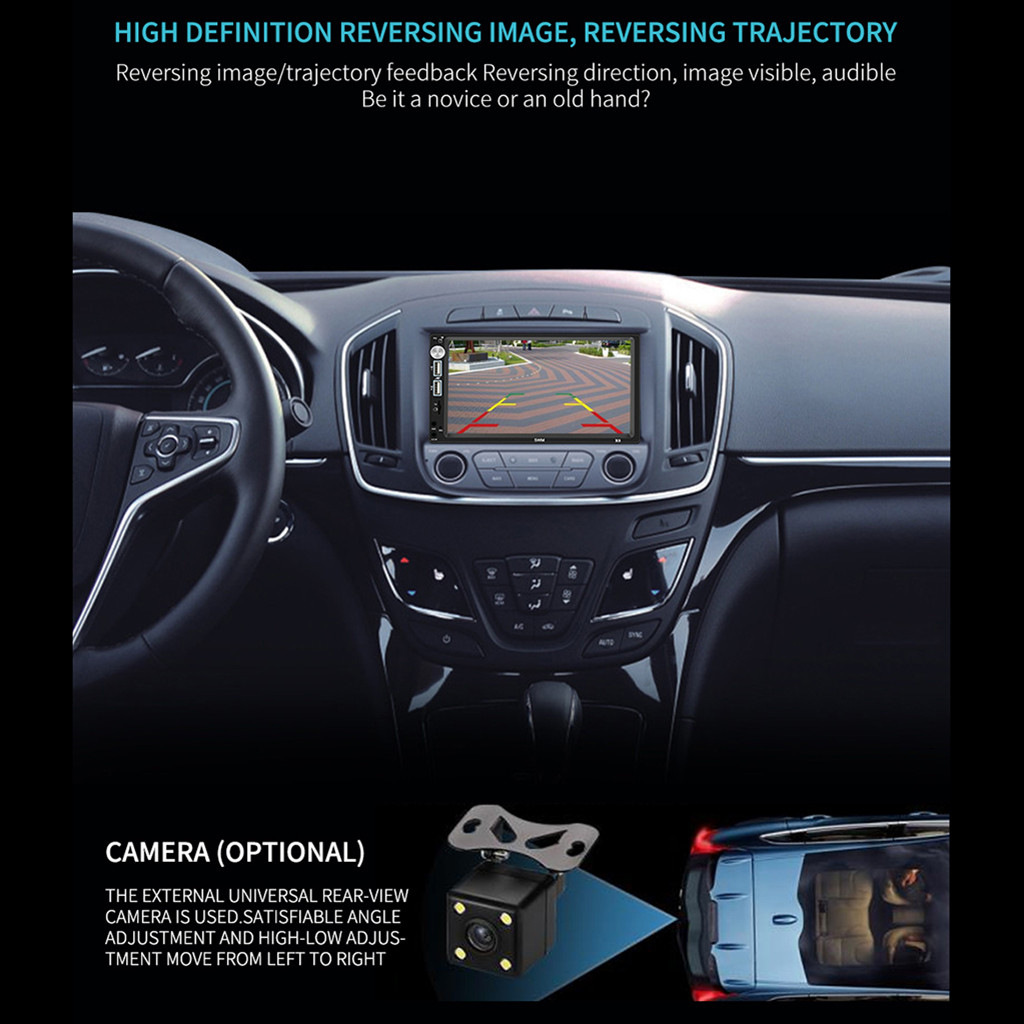 2din Car Radio Android multimedia player Autoradio 2 Din 7'' Touch screen GPS WIFI Bluetooth FM auto audio player stereo