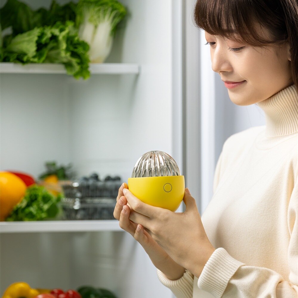 Snoep Kleur 2 Versnellingen Sterilisatie Deodorizer Steriliseren Ozon Koelkast Luchtreiniger Ontgeuringseffect Voor Thuis Garderobe Kast