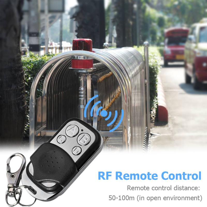4 Button RF Wireless Remote Control Code Grabber 433 MHz Universal Key Fob Controller for Electric Gate Garage Door