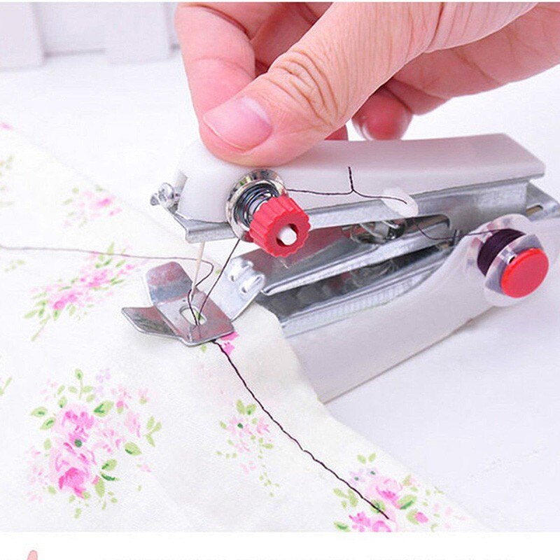 Portable Sewing Machine Mini Handheld Sewing Machine Electric Stitching Household Repair Kit Quick Repairs DIY Home Travel