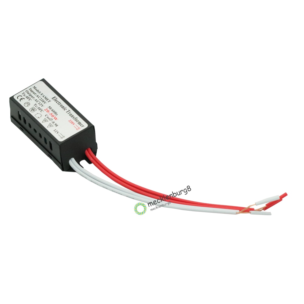AC 220V naar 12V 20-50W LED Transformator voor Verlichting Halogeen Lamp Elektronische Converter Voltage LED transformator Voeding