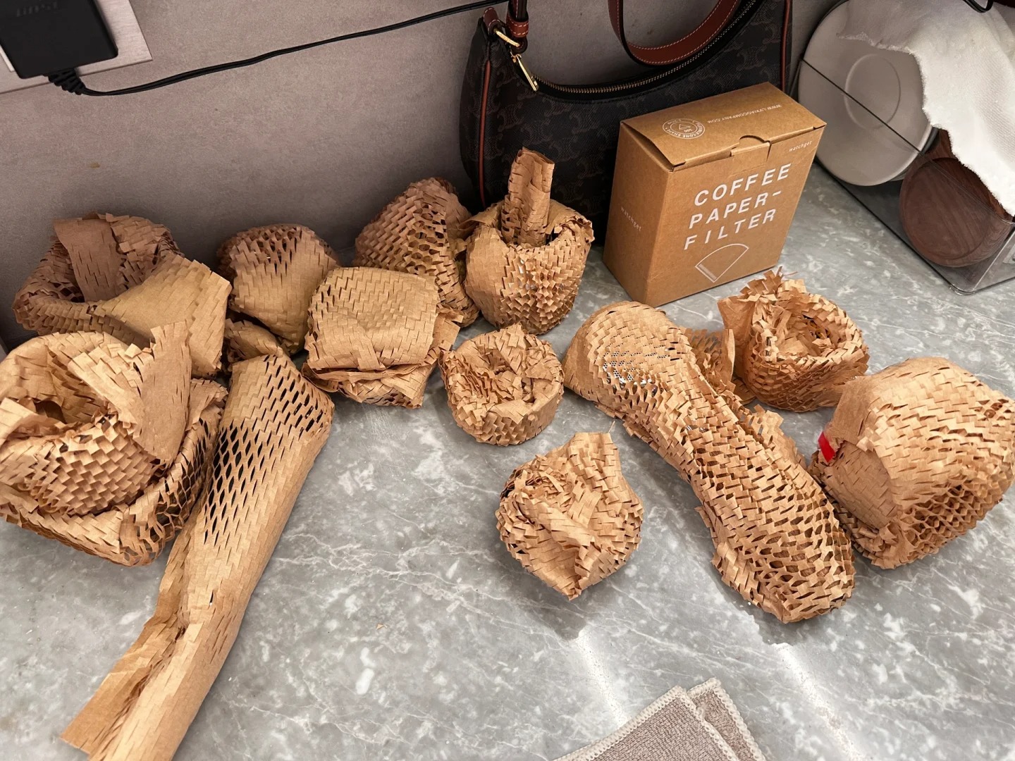 Braunes Waben-Verpackungspapier, dämpfendes Kraftpapier, Schlitzpapier für Höhle , Umzugsbedarf, Kraftpapier, Leben, Kunstaufbewahrung