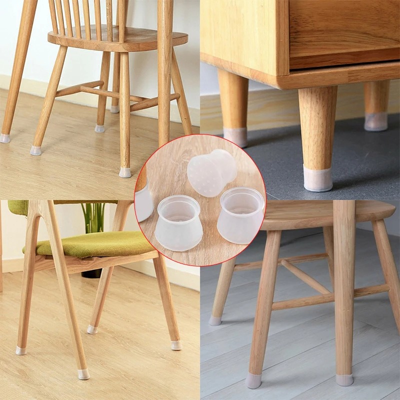 12/24 PCS Stuhl Fuß Abdeckung Möbel Stuhl Beine Silikon Kappe Pads Schutzhülle Tisch Bein Abdeckungen Boden Schutz Hardware Hause