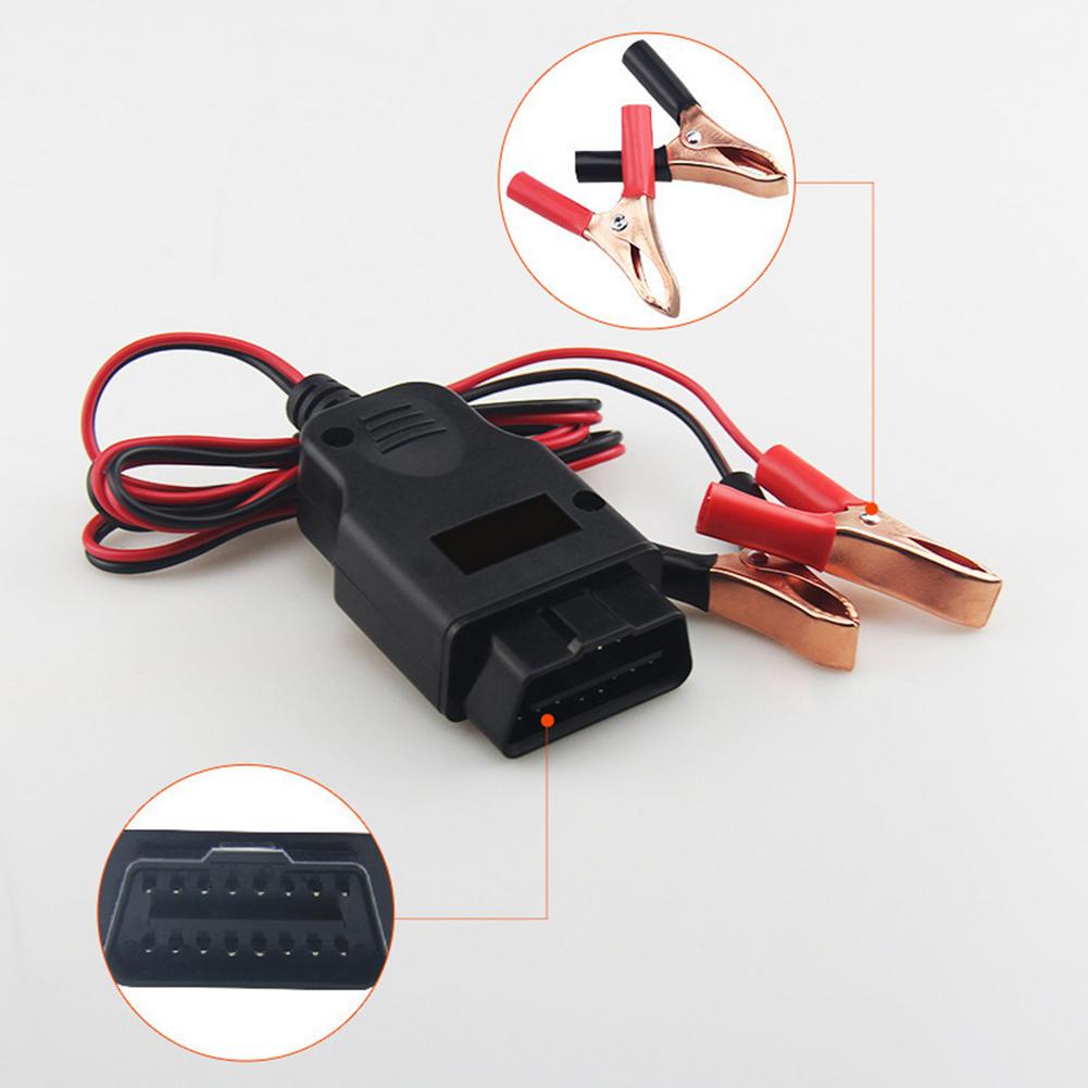 OBD Car Battery Replacement Tool Car Computer ECU Memory Saver Auto Emergency Power Supply Cable Battery Leakage Detection Tool