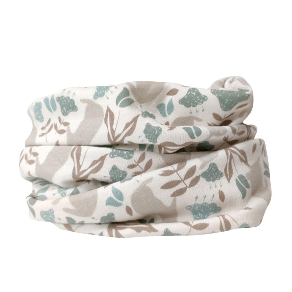 Spring Autumn Winter Children Warm Scarf For 0-10 Years Old Kids Boy Girl Neck Collar Baby Cartoon Scarves Warm Collar: Gray