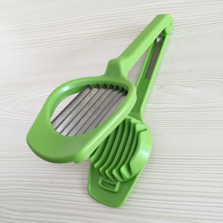 Cortador para cortar huevos en secciones multiusos cortador de huevos cocidos de acero inoxidable herramienta de cocina molde accesorios para el hogar AT03