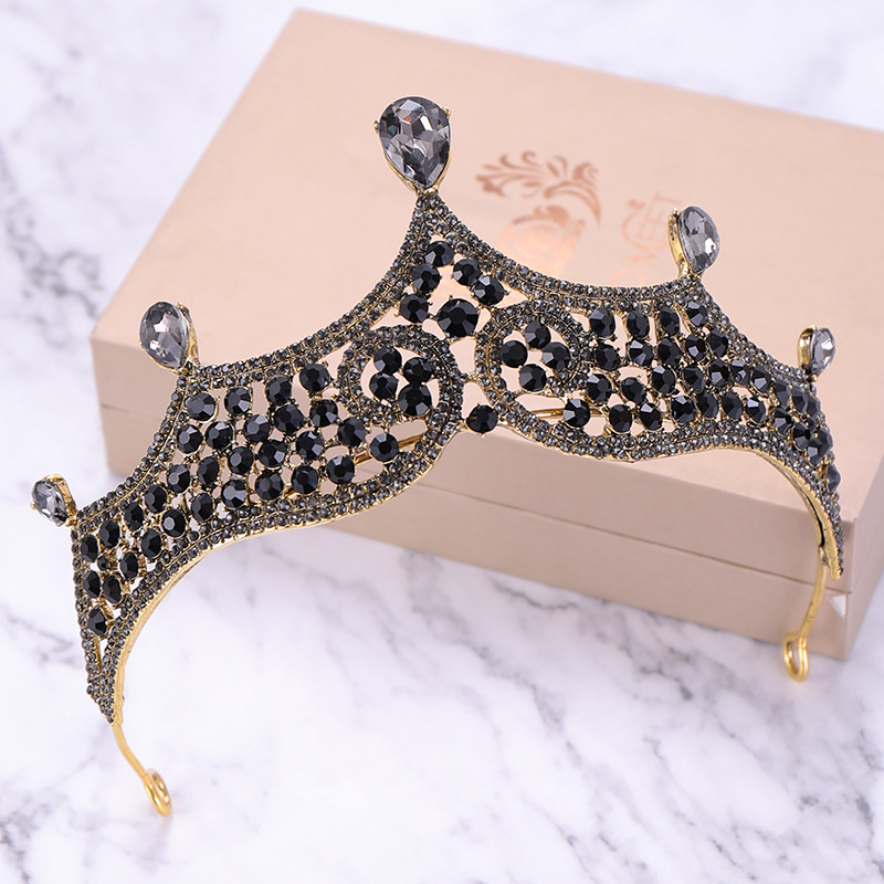 Trendy Stijl Kroon Tiara 'S Kristal Diadeem Voor Vrouwen Verkiezing Prom Bruids Bruiloft Haaraccessoires Sieraden Tiara 'S En Kronen Cadeau