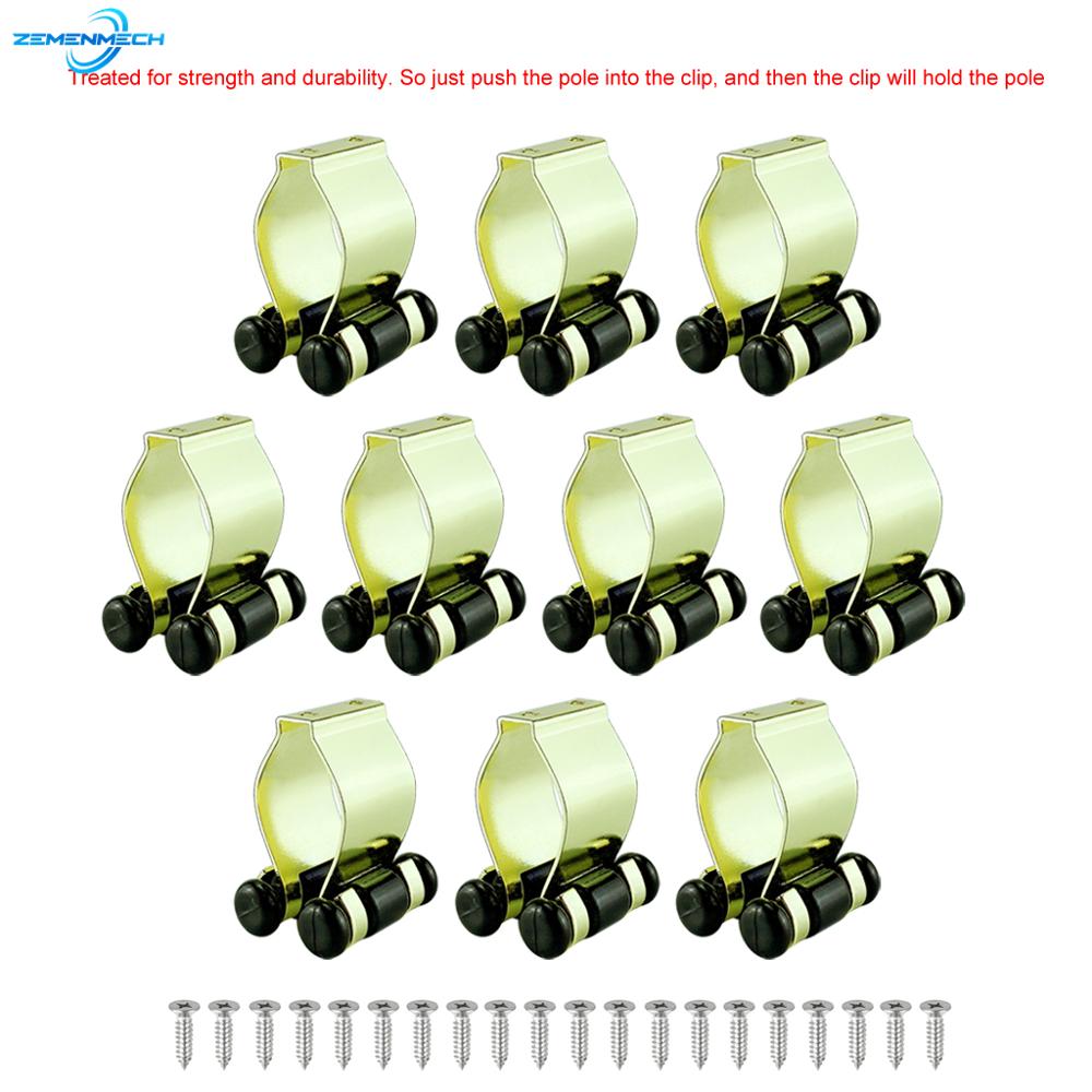 50 Stück Angelalarm-Glocken Mit Clip - Metall-Doppelklingeln Für Meeresruten