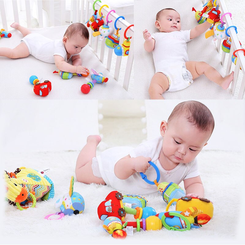 Hand Ring Bell Pull Schudden Bed Hangen Baby Speelgoed Baby Speelgoed 0-1 Jaar Oude Hand Hold Speelgoed