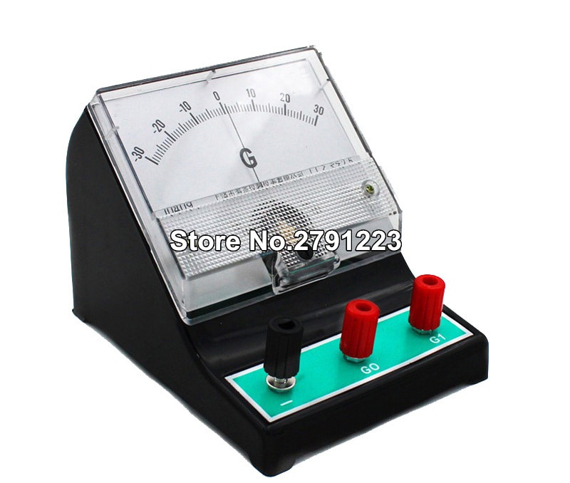 Sensibile Galvanometro G Amperometro di Induzione Elettromagnetica Esperimento Microammeter Fisica Attrezzature di Laboratorio
