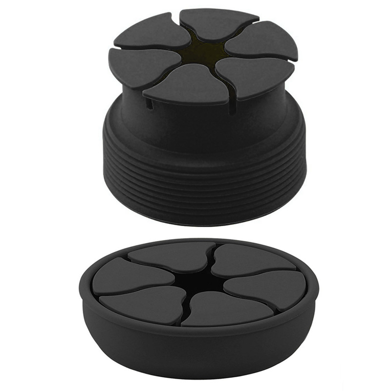 Silikon Veranstalter Wickler Für Kopfhörer Digital Kabel Kopfhörer Kabel Energie Linie Tisch Sauber Ohrhörer Container strecken Lagerung: Schwarz