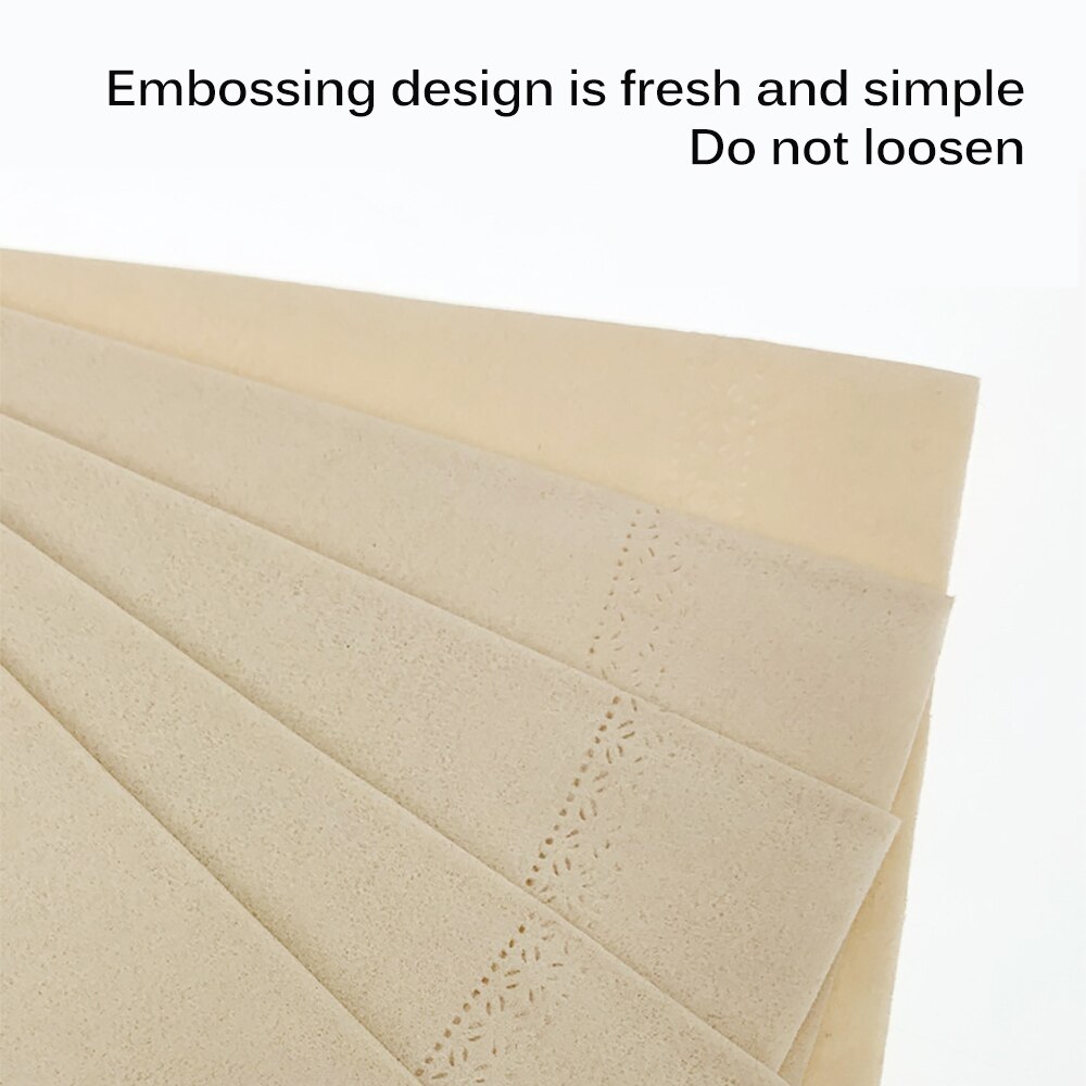 10 Roll Toilet Paper Panda Pattern Package Bamboo Natural Color Pumping Paper Household Napkin Bathroom White Soft Drawing