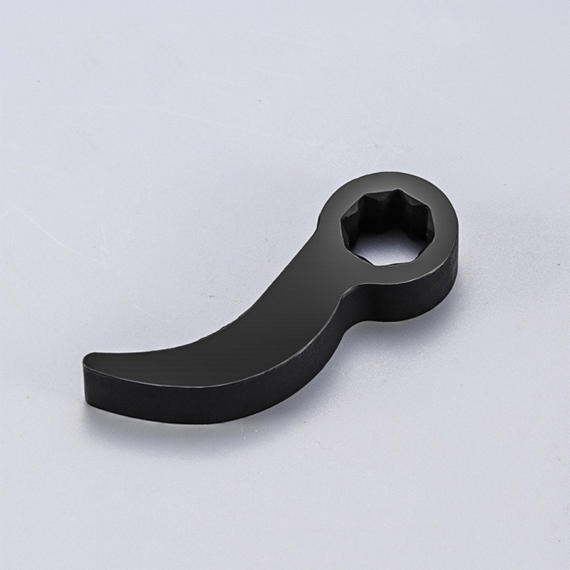 Cabezal adaptador de palanca para herramientas, trinquete de accionamiento de 1/2 pulgadas o llave de extremo abierto, adecuado para su caja de herramientas, herramientas de bricolaje, extracción de eje: Gris
