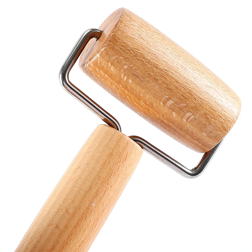 Double-end Wooden Rolling Pin Multifunctional Flour Stick Wonton Noodle Roller Manual Push Dough Roller Cookie Pizza Bakeware