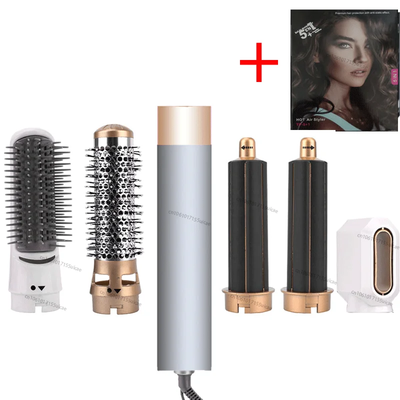 per Dyson Airwrap 5 in 1 asciugacapelli impostato pettine caldo ferro arricciacapelli professionale piastra per capelli strumento per lo messa in piega asciugacapelli per uso domestico: Rosso / Regno unito