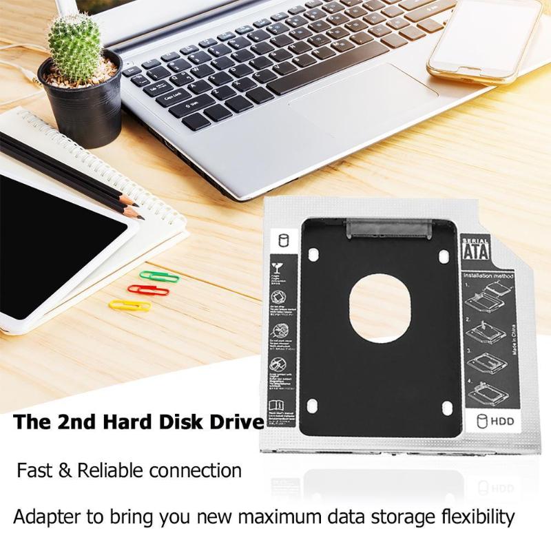 Hard Disk Drive Bay Universal 2.5 2nd 9.5mm Ssd Hd SATA Hard Disk Drive HDD Caddy Adapter Bay for Apple SuperDrive 21" 27" iMac