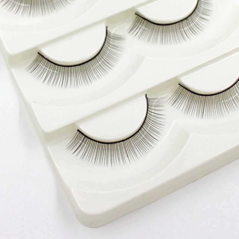 5 Pairs False Eyelashes - Handmade Training Lashes... – Grandado