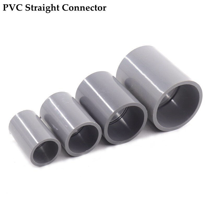 Grey Direct PVC Joints Garden Irrigation Water Connectors Aquarium Tank Water Fountain Fittings Irrigation System Pipe Connector