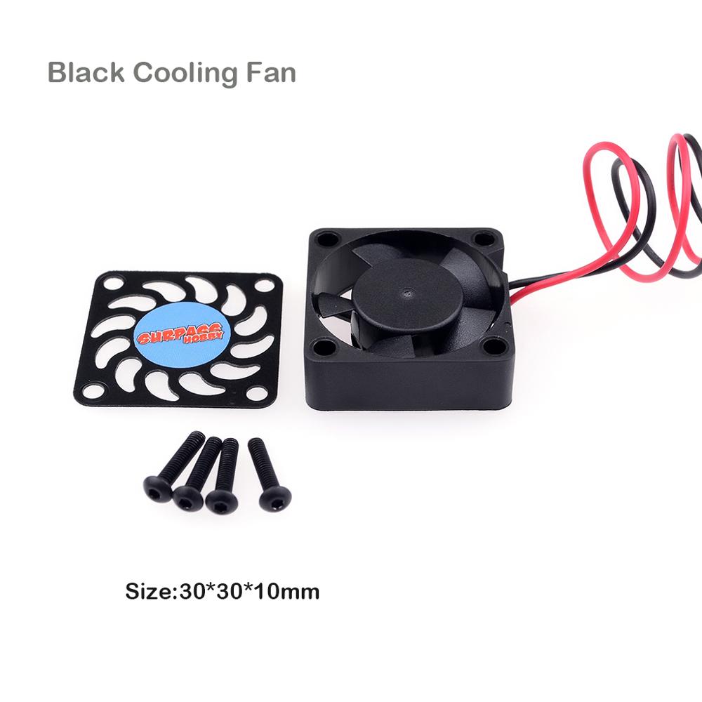 SURPASS HOBBY RC Motor Cooling Fan W/ Heatsink for 1/10 1/8 RC Car 540 550 3650 3660 3670 Motor ESC Cooling Fast RC Car Part