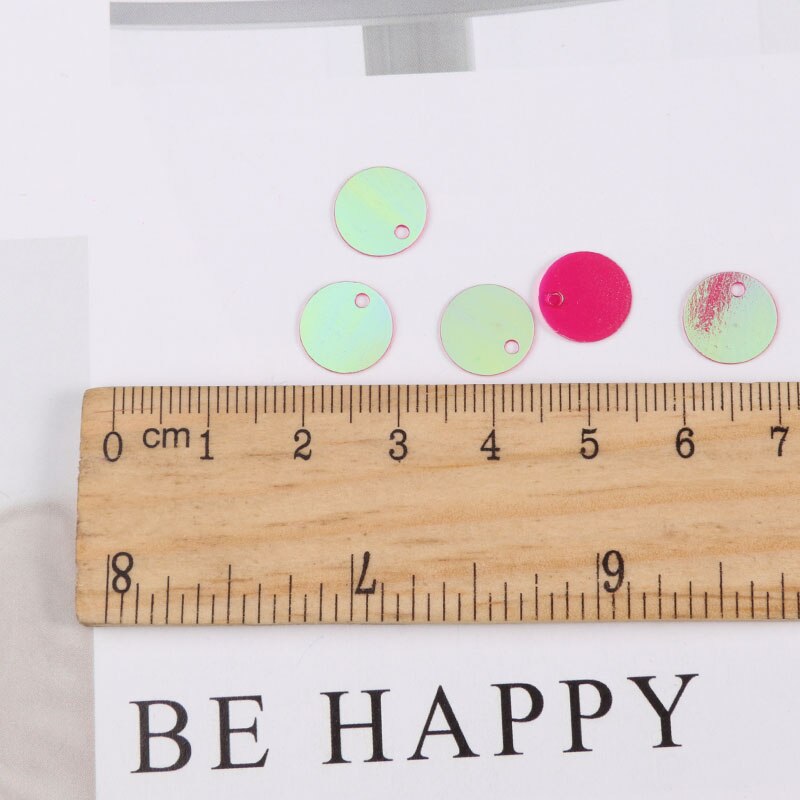 240 stücke 10mm Runde Pailletten transparent Pailletten Dame Kleidung Diy Zubehör Bühne Kostüm Schmuck Machen Anhänger Für Handwerk