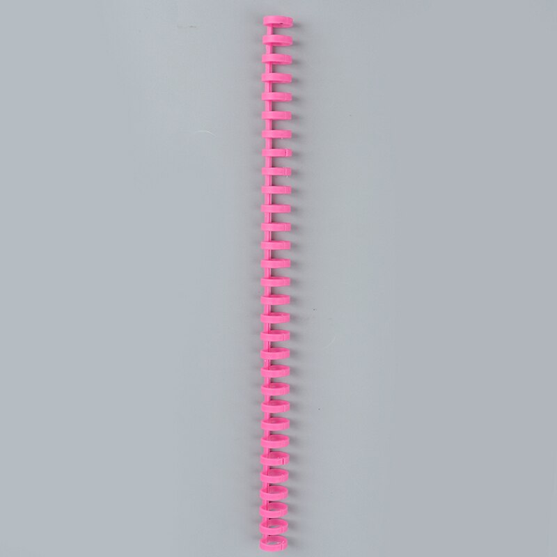 Loose-leaf Plastic Binding Ring Spring Spiral Rings For 30 Holes A4 A5 A6 Paper Notebook Stationery Office Supplies: PK