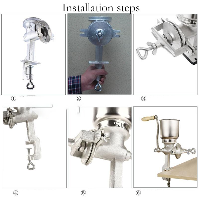 Handliche Getreide Mühle Gerste Knospe Manuelle Fräsmaschine Getreide Brecher Mini Kräuter Schleifen Gerät