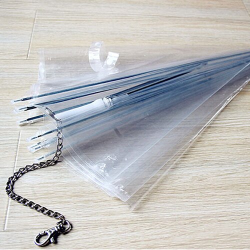 Dog Walking Waterproof Clear Cover Built-in Leash Rain Sleet Snow Pet Umbrella Dog Raincoats