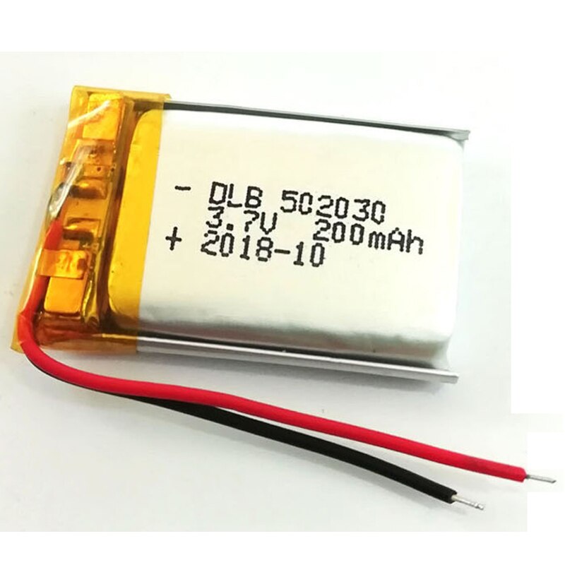 10 stks Oplaadbare Batterij Lithium polymeer batterij 502030 3.7 v MP4 Hoofdtelefoon Hoge bluetooth headset Capaciteit Universele Batterij
