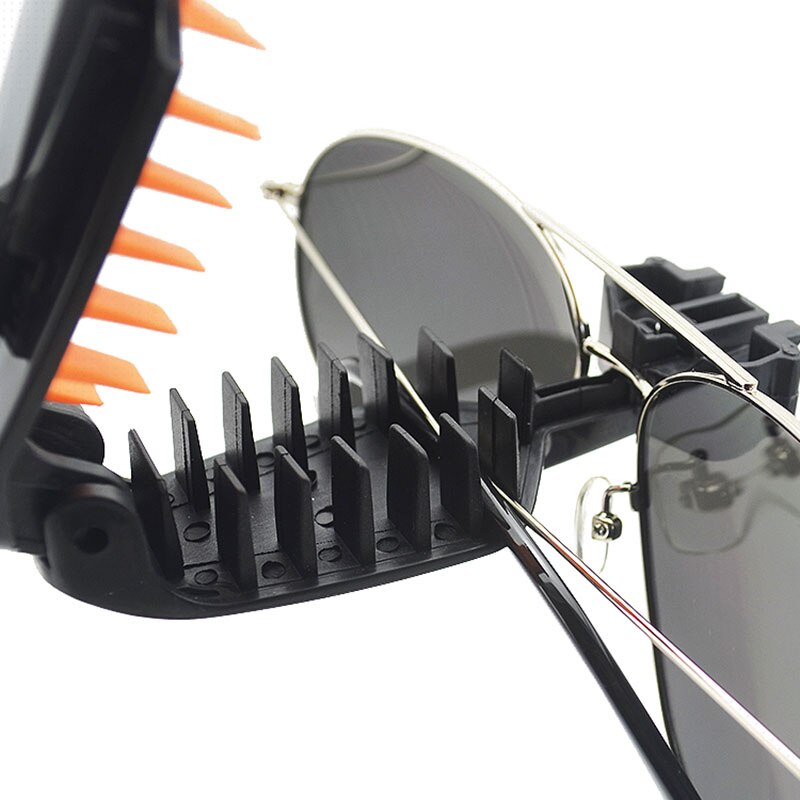 Auto Styling Zonnebril Brillen Glazen Houder Case Auto Zonneklep Accessoires Voertuig Ticket Clip