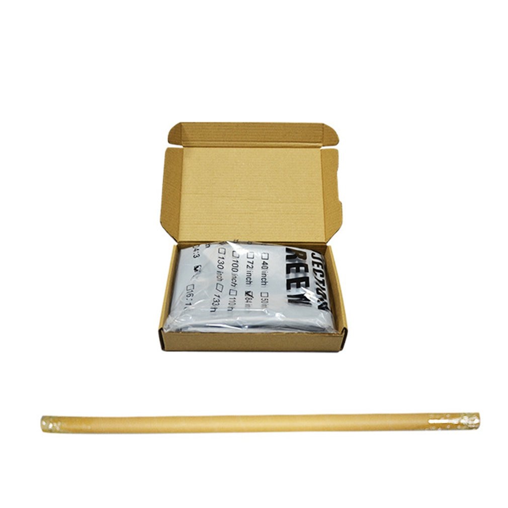 Fold Metal Anti-light 16:9 Black Edge Drilling Hd Restore Clear Imaging With Hook Rope Projection Screen